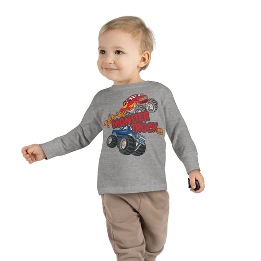 Monster Truck Toddler Long Sleeve Tee