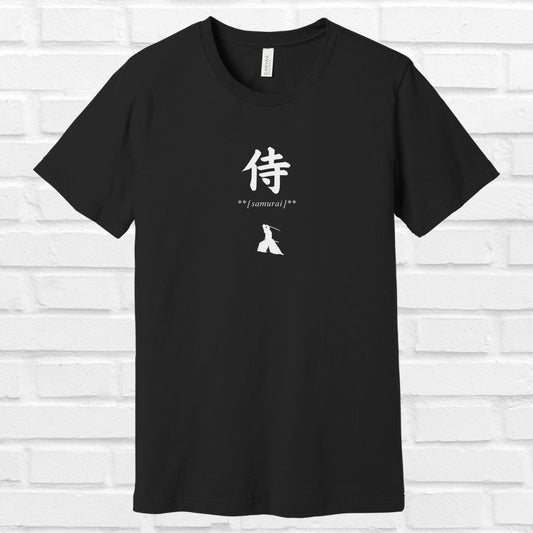 Samurai in Japanese T Shirt